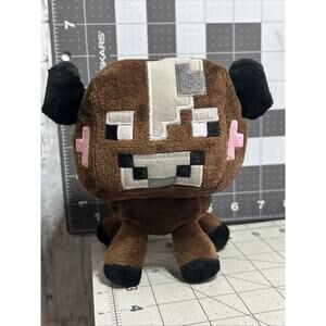 Minecraft Baby Cow Plush Calf Plush 6" Mojang 2014